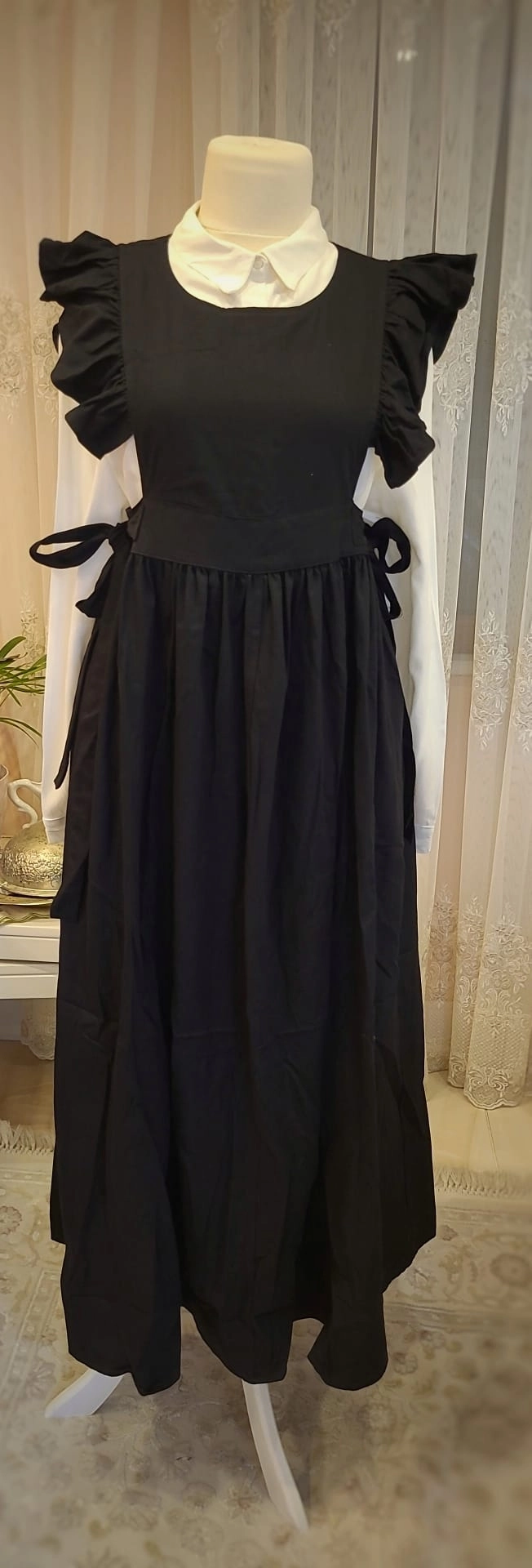 Gabardin Kot Jile Elbise